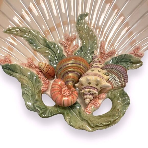 Vinrage Fitz and Floyd Oceana Shell Dish - Picture 3 of 5
